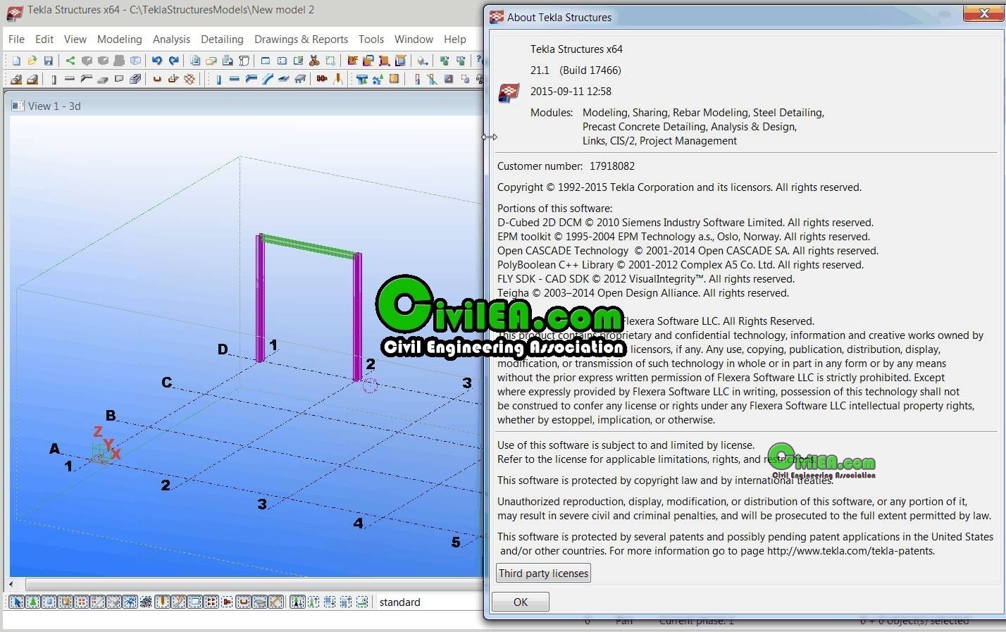 Нумератор чертежей для tekla structures